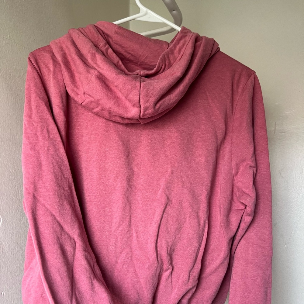 Nike Dusty Rose Hoodie with White Swoosh - Picture 4 of 4